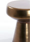 Light & Living Bijzettafel Dakwa - Bruin - Ø38cm - Modern