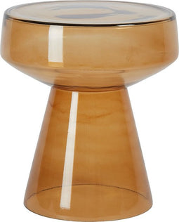 Light & Living Bijzettafel Dakwa - Geel - Ø37cm - Modern