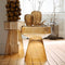 Light & Living Bijzettafel Dakwa - Geel - Ø37cm - Modern