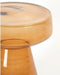 Light & Living Bijzettafel Dakwa - Geel - Ø37cm - Modern
