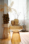 Light & Living Bijzettafel Dakwa - Geel - Ø37cm - Modern