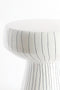 Light & Living Bijzettafel Dakwa - Wit - Ø38cm - Modern