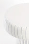 Light & Living Bijzettafel Dakwa - Wit - Ø38cm - Modern