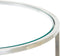Light & Living Bijzettafel Duarte - Nikkel - Ø50cm - Industrieel