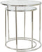 Light & Living Bijzettafel Duarte - Nikkel - Ø50cm - Industrieel