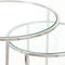 Light & Living Bijzettafel Duarte - Nikkel - Ø50cm - Industrieel