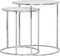 Light & Living Bijzettafel Duarte - Nikkel - Ø50cm - Industrieel