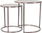 Light & Living - Bijzettafel DUARTE - Ø50x52cm - Brons - Set van 2