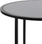 Light & Living Bijzettafel Duarte - Zwart - Ø40+Ø50cm - Luxe, Klassiek