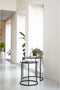 Light & Living Bijzettafel Duarte - Zwart - Ø40+Ø50cm - Luxe, Klassiek