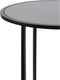 Light & Living Bijzettafel Duarte - Zwart - Ø40+Ø50cm - Luxe, Klassiek