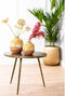 Light & Living Bijzettafel Envira - Antiek Goud - Ø51cm - Luxe