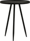 Light & Living Bijzettafel Envira - Zink - Ø39,5cm - Modern,Industrieel