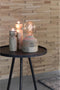 Light & Living Bijzettafel Envira - Zink - Ø39,5cm - Modern,Industrieel