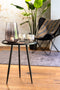 Light & Living Bijzettafel Envira - Zink - Ø39,5cm - Modern,Industrieel