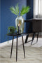 Light & Living Bijzettafel Envira - Zink - Ø51cm - Modern