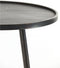 Light & Living Bijzettafel Envira - Zink - Ø51cm - Modern