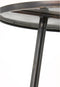 Light & Living Bijzettafel Envira - Zink - Ø51cm - Modern