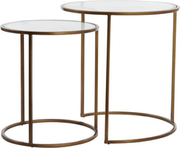Light & Living Bijzettafel Ferati - Goud - Ø50cm - Modern