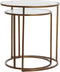 Light & Living Bijzettafel Ferati - Goud - Ø50cm - Modern