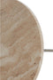 Light & Living Bijzettafel Gimi - Crème - Ø40cm - Modern