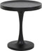 Light & Living Bijzettafel Joekon - Zwart - Ø50cm - Modern