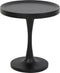 Light & Living Bijzettafel Joekon - Zwart - Ø50cm - Modern