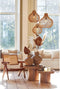 Light & Living Bijzettafel Kalomo - Hout - Ø50cm - Modern