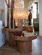 Light & Living Bijzettafel Kalomo - Hout - Ø60cm - Modern