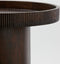 Light & Living Bijzettafel Kalomo - Roodbruin - Ø50cm - Modern