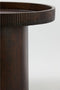 Light & Living Bijzettafel Kalomo - Roodbruin - Ø50cm - Modern