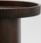 Light & Living Bijzettafel Kalomo - Roodbruin - Ø60cm - Modern