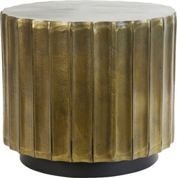 Light & Living Bijzettafel Kavango - Antiek Brons - Ø45cm - Modern