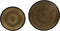 Light & Living Bijzettafel Kome - Zwart/Antiek Brons - Ø50cm - Industrieel