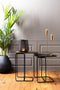 Light & Living Bijzettafel Laja - Antiek Koper/Brons - 46x31x57cm - Industrieel