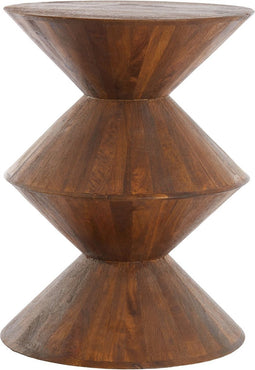 Light & Living Bijzettafel Larus - Hout - Ø45cm - Modern