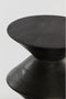 Light & Living Bijzettafel Larus - Zwart - Ø40cm - Modern