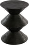 Light & Living Bijzettafel Larus - Zwart - Ø45cm - Modern