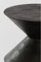 Light & Living Bijzettafel Larus - Zwart - Ø45cm - Modern