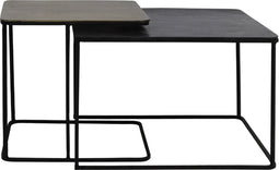 Light & Living Bijzettafel Lebu - Brons - 62x62x41cm - Modern