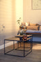 Light & Living - Bijzettafel LEBU - Ø62x41cm - Grijs - Set van 2