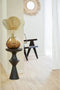 Light & Living Bijzettafel Loboc - Zwart - 37,5x14x63,5cm - Modern