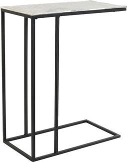 Light & Living Bijzettafel Macy - Nikkel - 48x26x60cm - Modern