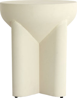 Light & Living Bijzettafel Mikado - 36cm - Mat Crème