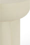 Light & Living Bijzettafel Mikola - Wit - Ø46cm - Modern