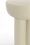 Light & Living Bijzettafel Mikola - Wit - Ø46cm - Modern