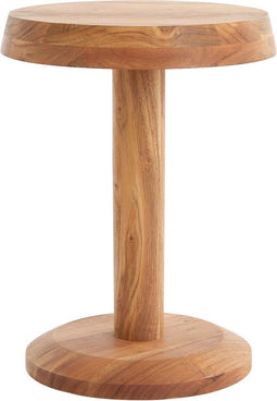 Light & Living Bijzettafel Nalagu - Hout - Ø35cm - Modern