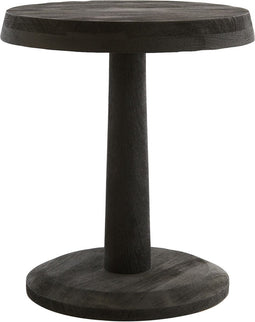Light & Living Bijzettafel Nalagu - Zwart - Ø46cm - Modern