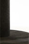 Light & Living Bijzettafel Nalagu - Zwart - Ø46cm - Modern