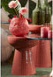 Light & Living Bijzettafel Nunoa - Lichtrood - Ø35cm - Modern